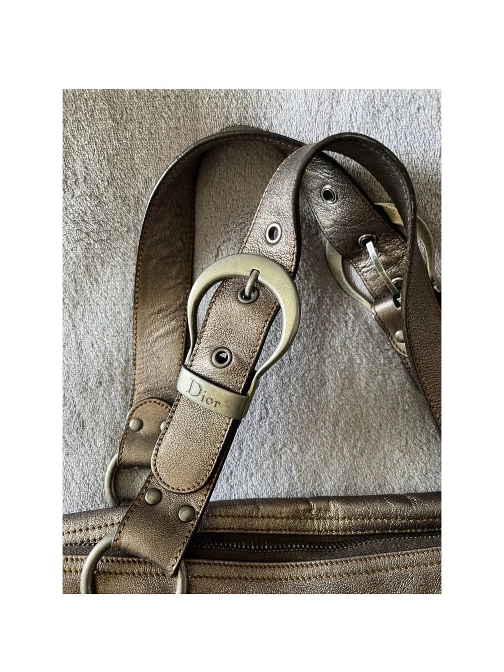 Dior large gaucho saddle bag